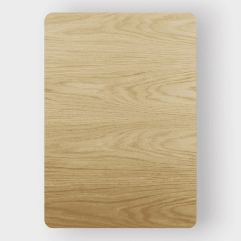 Folha natural de castanho com tola 3 mm , interior mdf