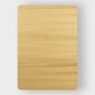 Folha natural de castanho com tola 3 mm , interior mdf