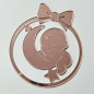 Acrílico Rosa Gold espelhado 3 mm Acrílico Rosa Gold espelhado 3 mm